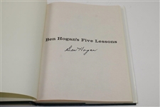 Ben Hogan Signed 1985 'Ben Hogan's Five Lessons: The Fundamentals of Golf' Book JSA ALOA