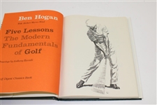 Ben Hogan Signed 1985 'Ben Hogan's Five Lessons: The Fundamentals of Golf' Book JSA ALOA