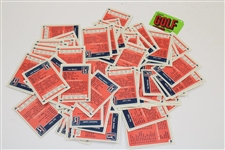 1982 PGA Tour Money Winners Complete Set of Cards with Stat Leaders