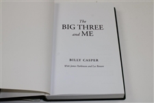 Billy Casper Signed 2012 'Big Three and Me' Book JSA ALOA