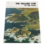 1981 The Walker Cup Championship at Cypress Point Official Program