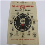 Charlie Sifford Signed 1967 GHO Tournament Winning Used Golf Glove with Info - Historic Win JSA ALOA