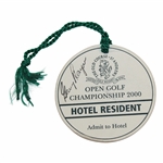 Gary Player Signed 2000 OPEN Championship at St. Andrews Hotel Resident Ticket #483 JSA ALOA