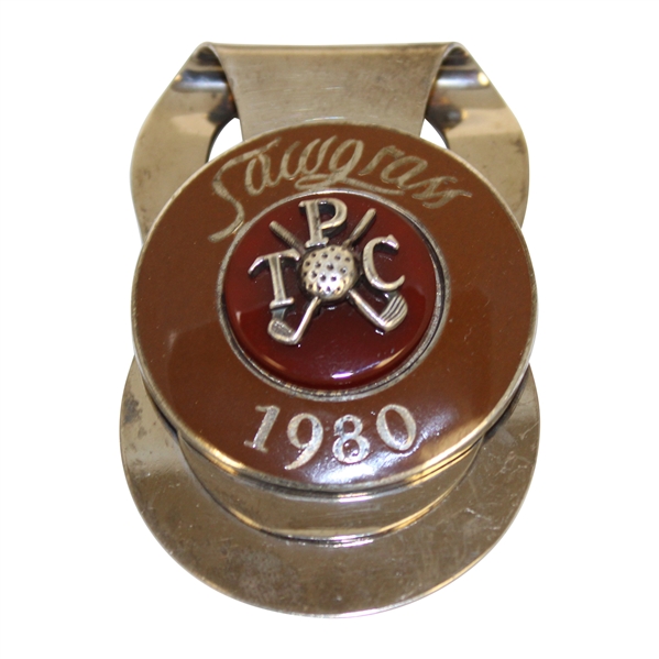 Gary Players Personal 1980 TPC at Sawgrass Contestant Badge/Clip with Provenance Letter