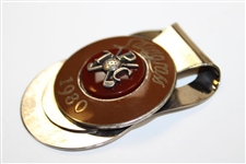 Gary Player's Personal 1980 TPC at Sawgrass Contestant Badge/Clip with Provenance Letter