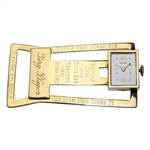 Gary Player's Personal 1965 Grand Slam Achievement Geneva 14k Gold Clock with Provenance - Wow!