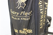 Gary Player's Personal Black & Gold Gary Player Black Knight Par Saver Full Size Golf Bag with Provenance Letter