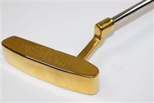Champion Hal Sutton's PING Gold Plated PAL Putter for 1985 Southwest Classic Win