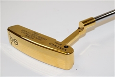 Champion Hal Sutton's Scotty Cameron Gold Plated Newport Tour Putter for 2000 Greater Greensboro Classic Win