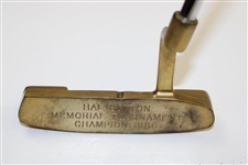 Champion Hal Sutton's PING Gold Plated PAL Putter for 1986 Memorial Tournament Win