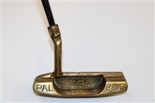 Champion Hal Sutton's PING Gold Plated PAL Putter for 1986 Memorial Tournament Win
