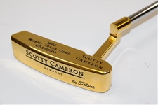 Champion Hal Sutton's Scotty Cameron Gold Plated Newport Putter for 1998 Westin Texas Open Win