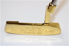 Champion Hal Sutton's PING Gold Plated PAL Putter for 1982 Walt Disney World Golf Classic Win