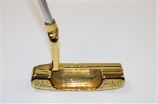 Champion Hal Sutton's PING Gold Plated PAL Putter for 1982 Walt Disney World Golf Classic Win