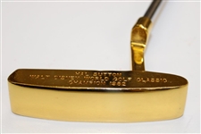 Champion Hal Sutton's PING Gold Plated PAL Putter for 1982 Walt Disney World Golf Classic Win