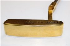 Champion Hal Sutton's Scotty Cameron Gold Plated Newport Putter for 2001 Shell Houston Open Win