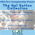 Champion Hal Sutton's Scotty Cameron Gold Plated Newport Putter for 2001 Shell Houston Open Win