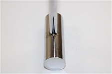 Circa 1980's Unique Chromed Head & Shaft 'Rolling Pin' Head Putter 