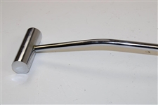 Circa 1980's Unique Chromed Head & Shaft 'Rolling Pin' Head Putter 