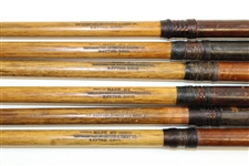 MacGregor Duralite Irons: 1,2,5,6,9,10 (putter) with Shaft Stamps