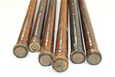 MacGregor Duralite Irons: 1,2,5,6,9,10 (putter) with Shaft Stamps