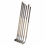 MacGregor Duralite Irons: 1,2,5,6,9,10 (putter) with Shaft Stamps