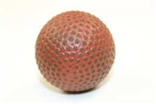 Circa 1913 Chemico Bob Red Bramble Golf Ball
