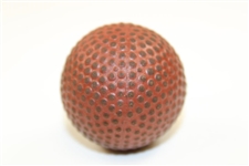 Circa 1913 Chemico Bob Red Bramble Golf Ball