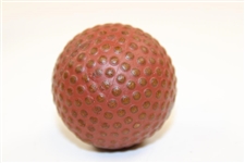 Circa 1906 Martins Zodiac Red Bramble Golf Ball