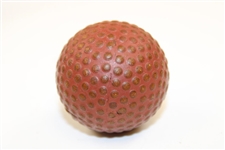 Circa 1906 Martins Zodiac Red Bramble Golf Ball