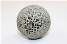 Vintage Line Cut Gutta Percha Golf Ball