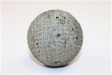 Vintage Line Cut Gutta Percha Golf Ball