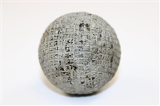 Vintage Line Cut Gutta Percha Golf Ball