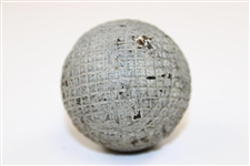 Vintage Line Cut Gutta Percha Golf Ball