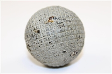 Vintage Line Cut Gutta Percha Golf Ball
