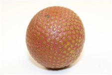 Circa 1910 Spalding No 1 Red Bramble Golf Ball