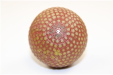 Circa 1910 Spalding No 1 Red Bramble Golf Ball