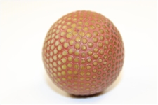 Circa 1910 Spalding No 1 Red Bramble Golf Ball