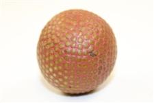 Circa 1910 Spalding No 1 Red Bramble Golf Ball