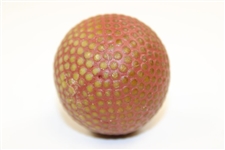 Circa 1910 Spalding No 1 Red Bramble Golf Ball