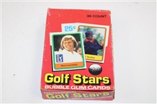 1981 Donruss Golf Cards Box with 35 Packs