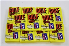 1981 Donruss Golf Cards Box with 35 Packs