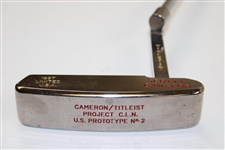 1997 Scotty Cameron Limited USA Protoype Project C.L.N. No. 2 Putter with Wrap & Headcover