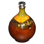 Royal Doulton Kingsware Whiskey Jug with Sterling Stopper