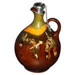 Royal Doulton Kingsware Whiskey Jug with Sterling Stopper