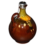 Royal Doulton Kingsware Whiskey Jug with Sterling Stopper
