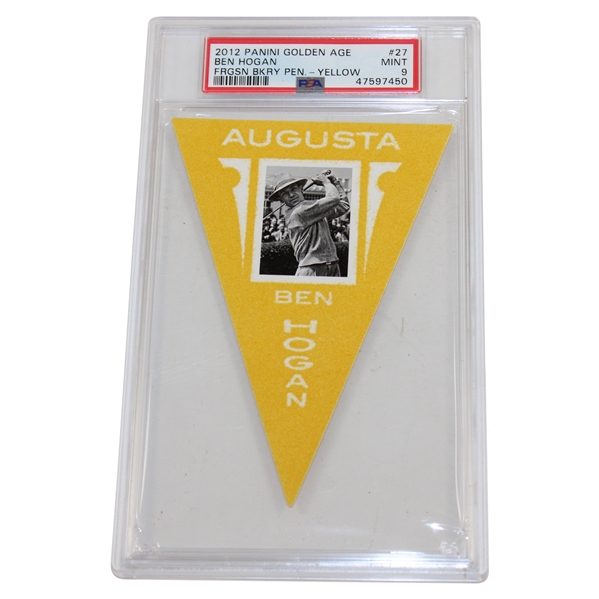 Ben Hogan 2012 Ferguson Bakery Pennant Card #27 PSA Slabbed & Graded 9 MINT 47597450