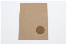 Walter Hagen Master File Office Proof Lincoln Wheat Penny Card - 1929
