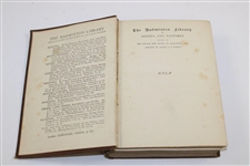 1895 'Golf The Badminton Library' Book by Horace G. Hutchinson
