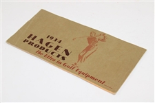 1934 Walter Hagen Products 'The Ultra in Golf Equipment' Catalog